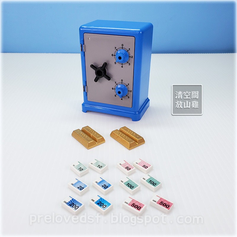 Playmobil 6414 ATM 提款機 Playmobil 7446 保險箱 二手無盒 絕版〈清空間放山雞〉-細節圖2