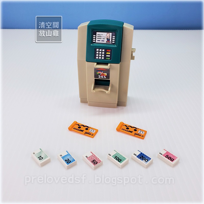 Playmobil 6414 ATM 提款機 Playmobil 7446 保險箱 二手無盒 絕版〈清空間放山雞〉-細節圖6