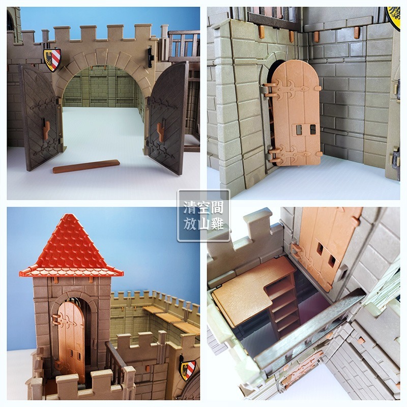 Playmobil System 3446 摩比 早期城堡 可擴充系統 二手無盒 絕版〈清空間放山雞〉-細節圖3