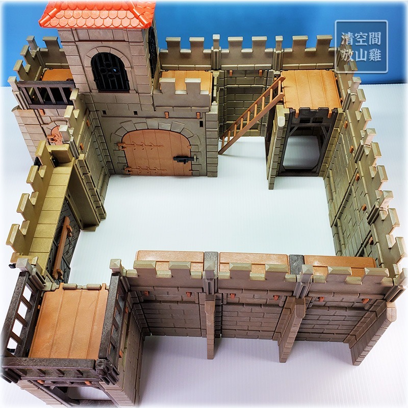 Playmobil System 3446 摩比 早期城堡 可擴充系統 二手無盒 絕版〈清空間放山雞〉-細節圖5