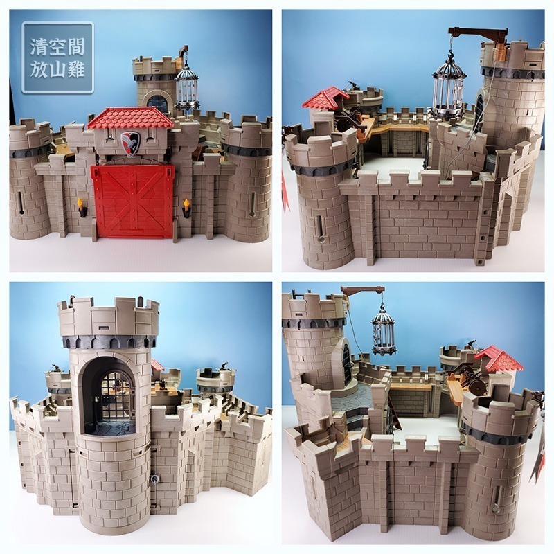 Playmobil 6001 摩比 鷹騎士城堡 二手無盒 絕版〈清空間放山雞〉-細節圖3
