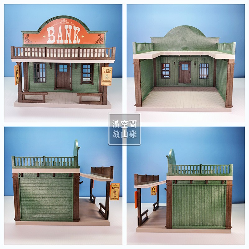 Playmobil 6478 西部銀行 二手無盒 絕版〈清空間放山雞〉-細節圖3