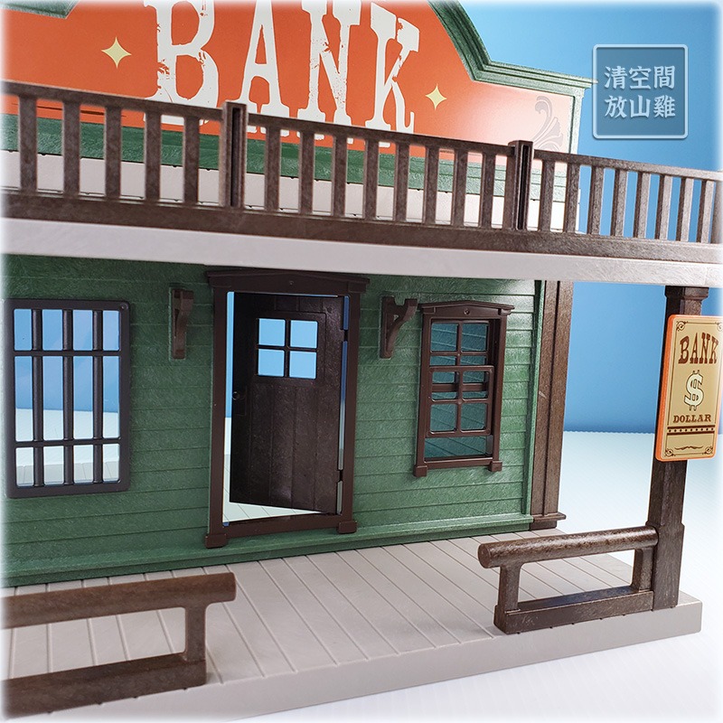 Playmobil 6478 西部銀行 二手無盒 絕版〈清空間放山雞〉-細節圖4