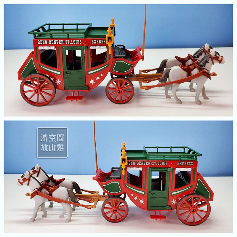 Playmobil 4399 7117 摩比 西部 驛馬車 貨物 二手 絕版〈清空間放山雞〉-細節圖3