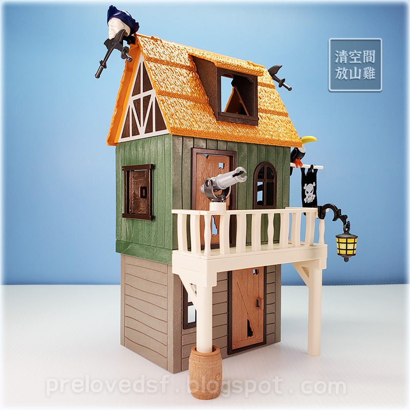 Playmobil 4796 摩比 海盜的秘密基地 偽裝海盜要塞 二手有盒 絕版〈清空間放山雞〉-細節圖4