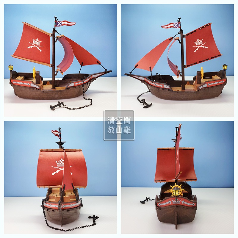 Playmobil 6681 摩比 士兵巡邏艇 海軍 海盜系列 二手有盒 絕版〈清空間放山雞〉-細節圖5