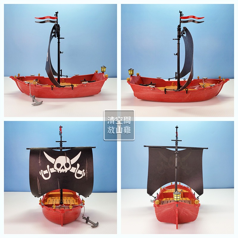 Playmobil 5137 5298 摩比 海盜的划船小艇 骷髏海盜船 海盜系列 二手有盒 絕版〈清空間放山雞〉-細節圖6