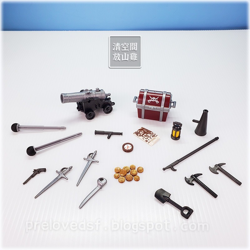 Playmobil 5137 5298 摩比 海盜的划船小艇 骷髏海盜船 海盜系列 二手有盒 絕版〈清空間放山雞〉-細節圖8