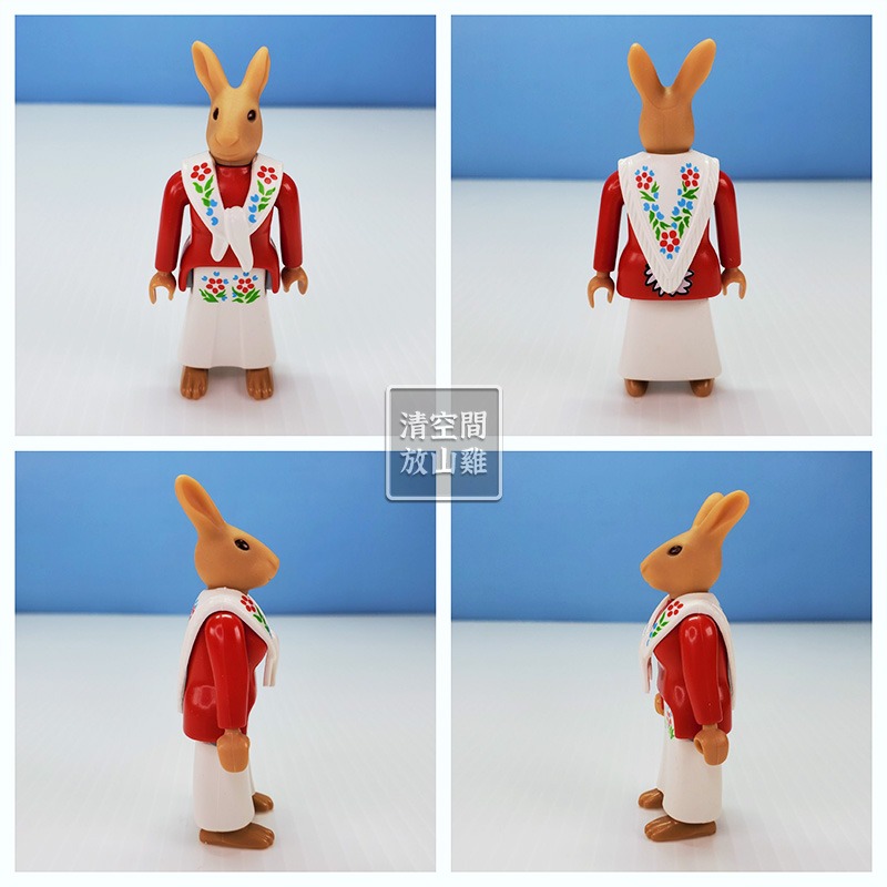 Playmobil 4169 5597 摩比 復活節兔子降臨曆 兔子媽媽 彩蛋 人偶包 二手 絕版〈清空間放山雞〉-細節圖6