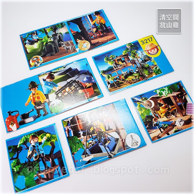 Playmobil 3217 摩比 探險小屋 樹屋 二手無盒 絕版〈清空間放山雞〉-細節圖9