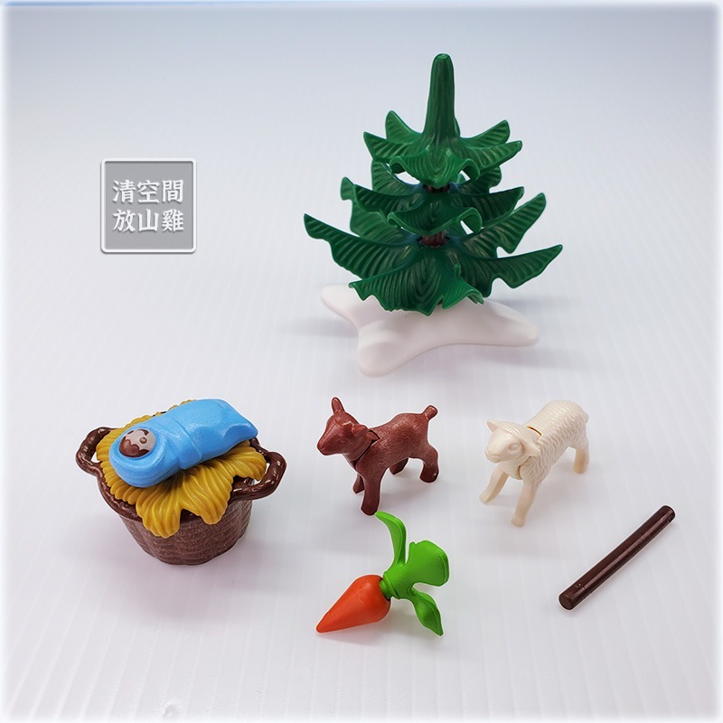 Playmobil 4885 5592 摩比 耶穌誕生場景 聖尼古拉斯 聖誕 二手 絕版〈清空間放山雞〉-細節圖4