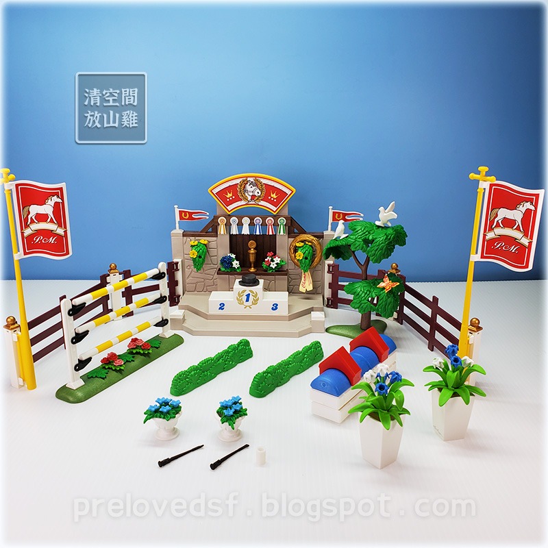 Playmobil 5224 摩比 馬術表演 二手有盒 絕版〈清空間放山雞〉-細節圖3