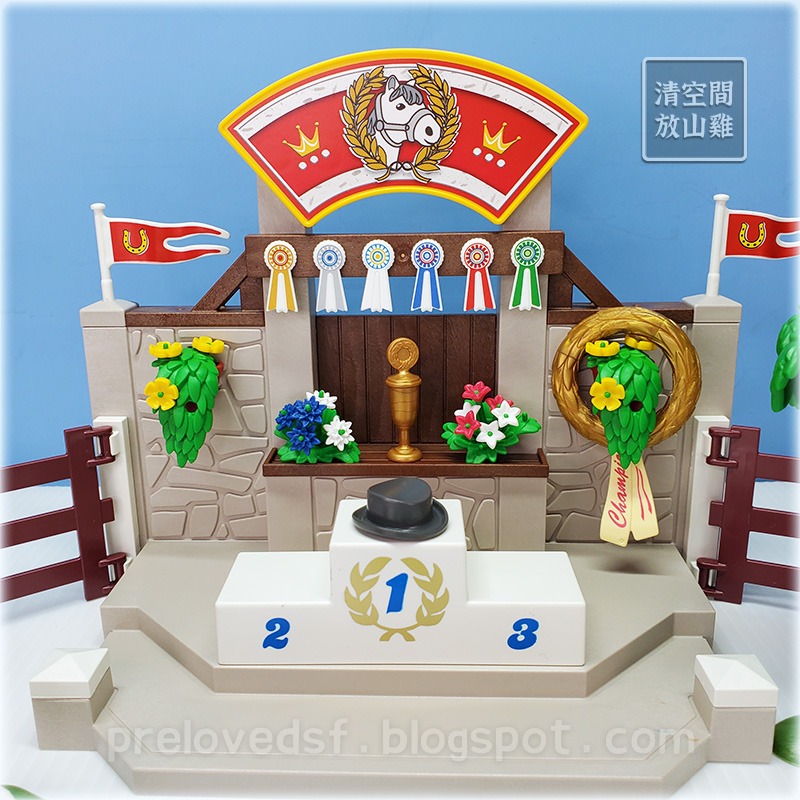 Playmobil 5224 摩比 馬術表演 二手有盒 絕版〈清空間放山雞〉-細節圖4