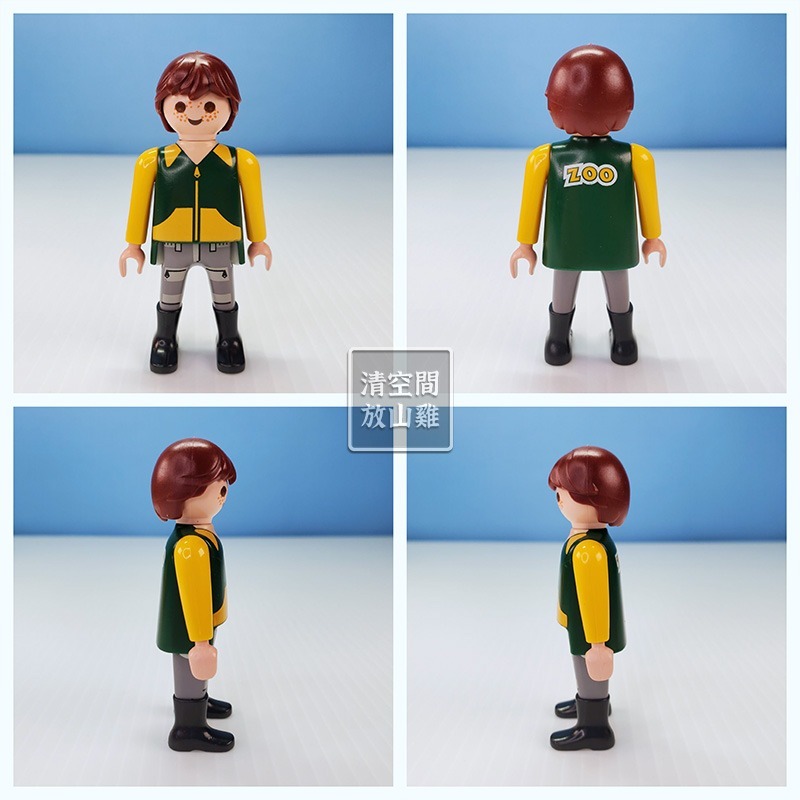 Playmobil 4853 摩比 狐獴家族與飼育員場景組 二手有盒 絕版〈清空間放山雞〉-細節圖3