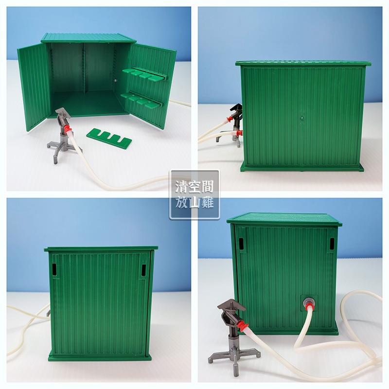 Playmobil 4482 4485 摩比 花圃園藝工具棚  園丁盆栽修剪器 二手有盒 絕版〈清空間放山雞〉-細節圖3