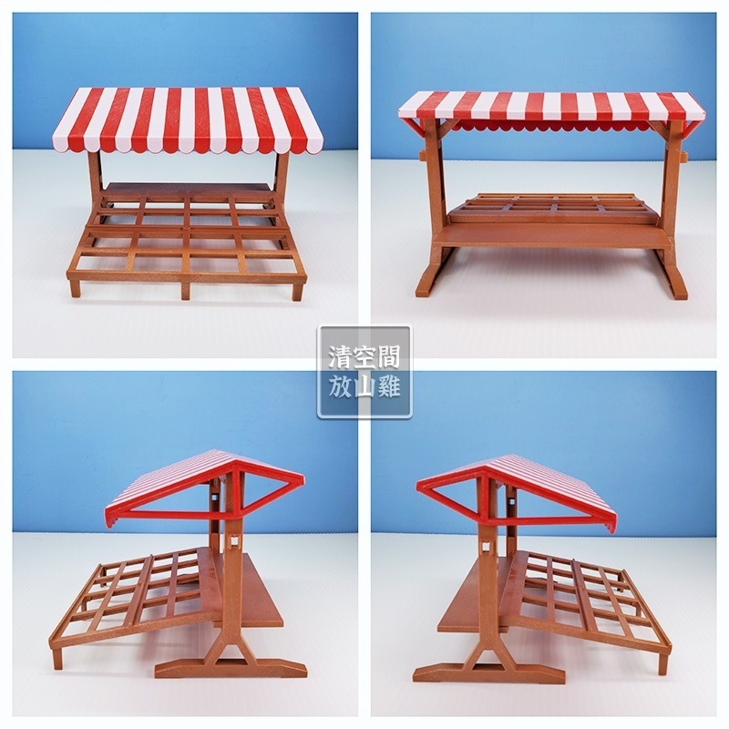 Playmobil 6121 6818 摩比 農村市集 蔬菜水果攤販 養蜂人 二手有盒〈清空間放山雞〉-細節圖3