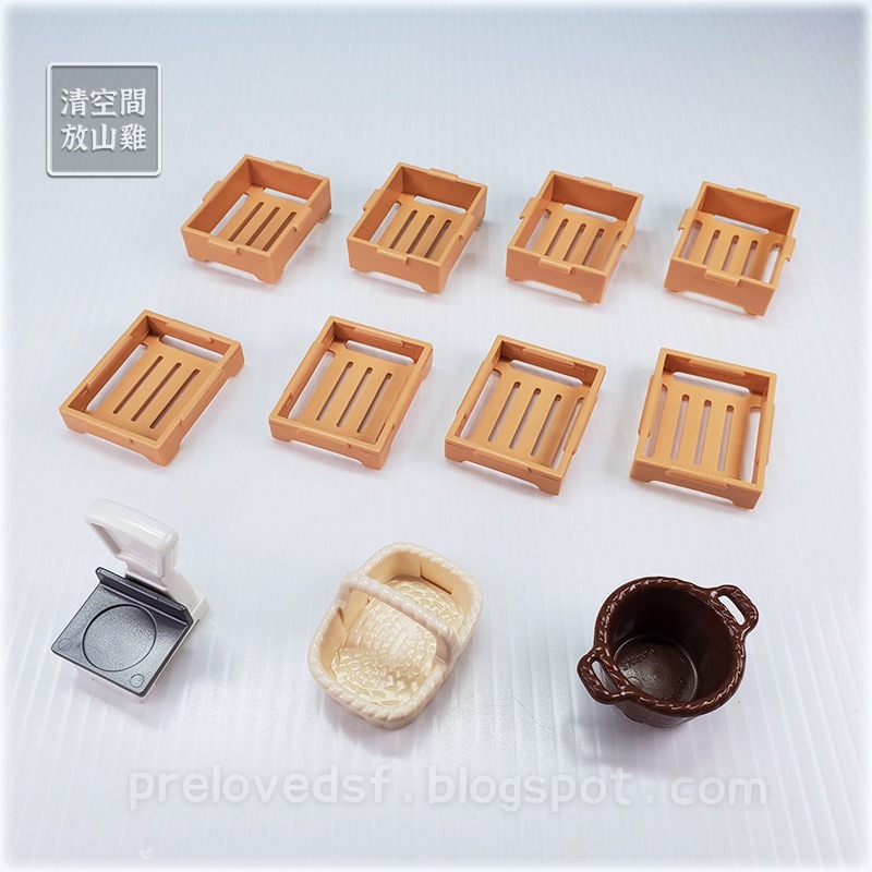 Playmobil 6121 6818 摩比 農村市集 蔬菜水果攤販 養蜂人 二手有盒〈清空間放山雞〉-細節圖4