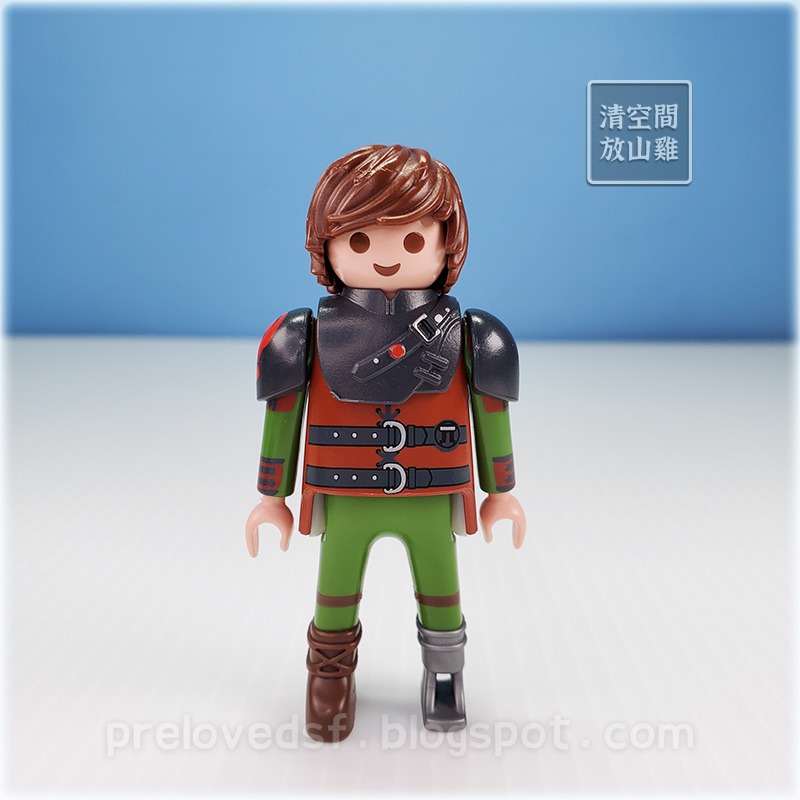 Playmobil 9246 摩比 馴龍高手 小嗝嗝 Hiccup 二手無盒 絕版〈清空間放山雞〉-細節圖2