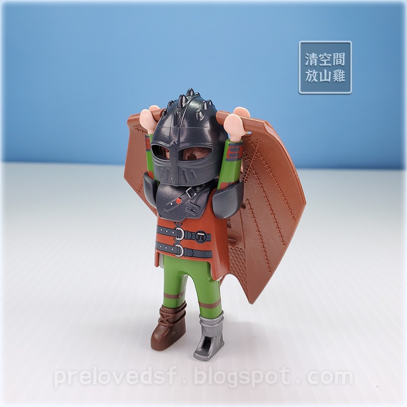 Playmobil 9246 摩比 馴龍高手 小嗝嗝 Hiccup 二手無盒 絕版〈清空間放山雞〉-細節圖6