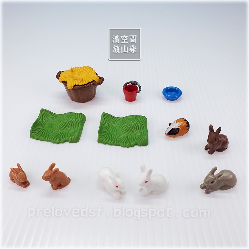 Playmobil 5123 摩比 兔舍與圍欄 兔子 兔籠 籠子 二手有盒 絕版〈清空間放山雞〉-細節圖4