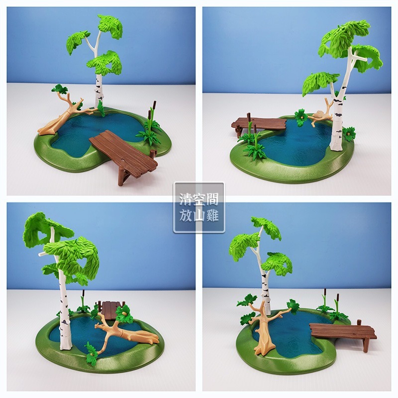 Playmobil 4779 6816 摩比 釣魚 釣客 池塘 動物 二手有盒〈清空間放山雞〉-細節圖6