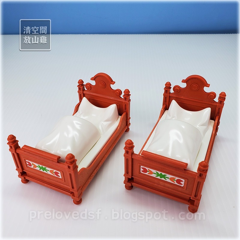 Playmobil 6222 摩比 臥室家具組 二手 絕版〈清空間放山雞〉-細節圖2