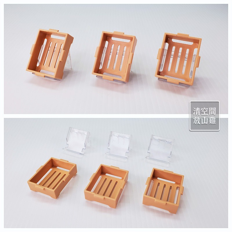 擺攤籃子架子組（3籃3透明架）