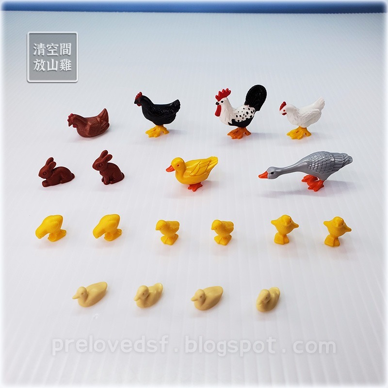 Playmobil 5120 家具配件拆售區 摩比 農舍 農場 鄉村 二手無盒 絕版〈清空間放山雞〉-規格圖1