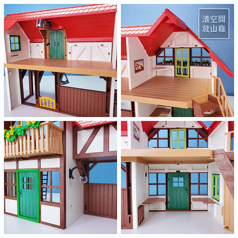 Playmobil 6120 場景建物下單區 摩比 農場 圍欄 二手無盒 絕版〈清空間放山雞〉-細節圖5