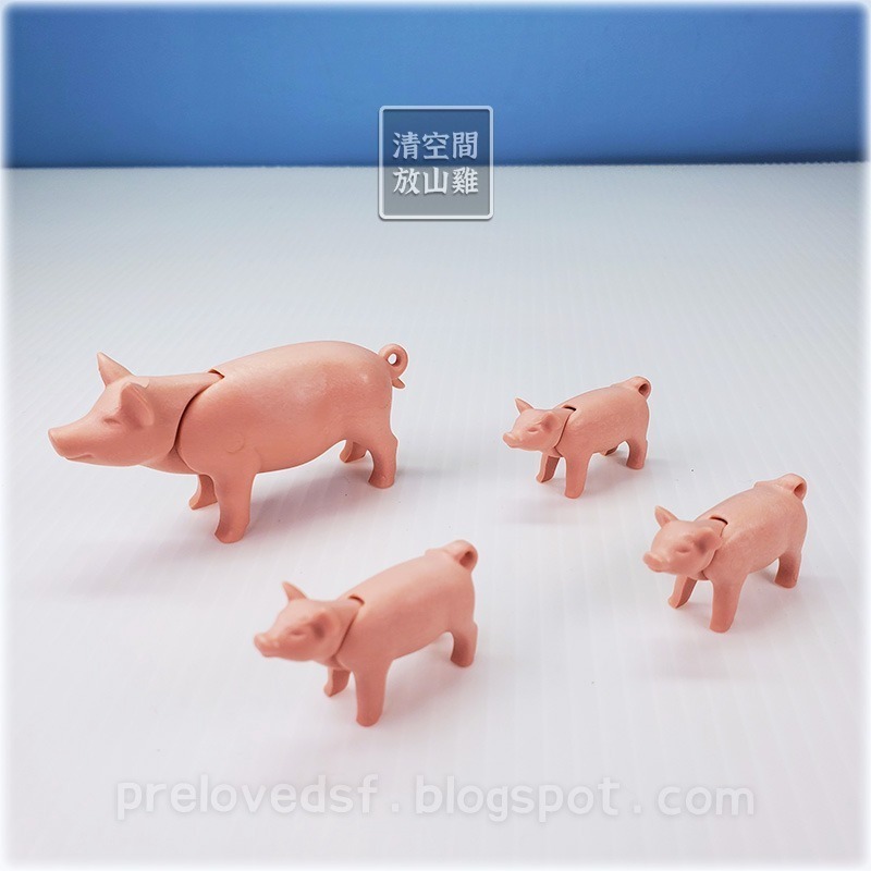 Playmobil 6120 配件拆售區 摩比 農場配件 農場動物 二手無盒 絕版〈清空間放山雞〉-規格圖1
