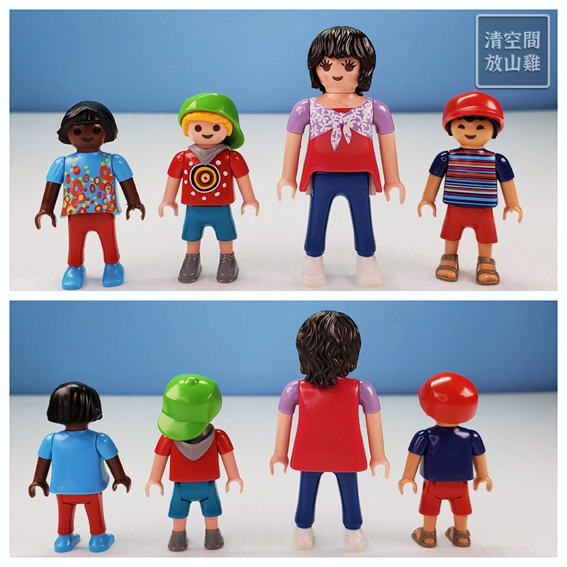 Playmobil 6438 6439 摩比 兒童生日派對 媽媽 小孩 手拉車 風箏 二手無盒〈清空間放山雞〉-細節圖7