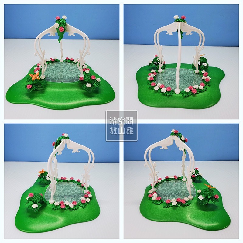 Playmobil 6871 摩比 婚禮慶典 新郎新娘 禮車 蛋糕 捧花 二手有盒 絕版〈清空間放山雞〉-細節圖2