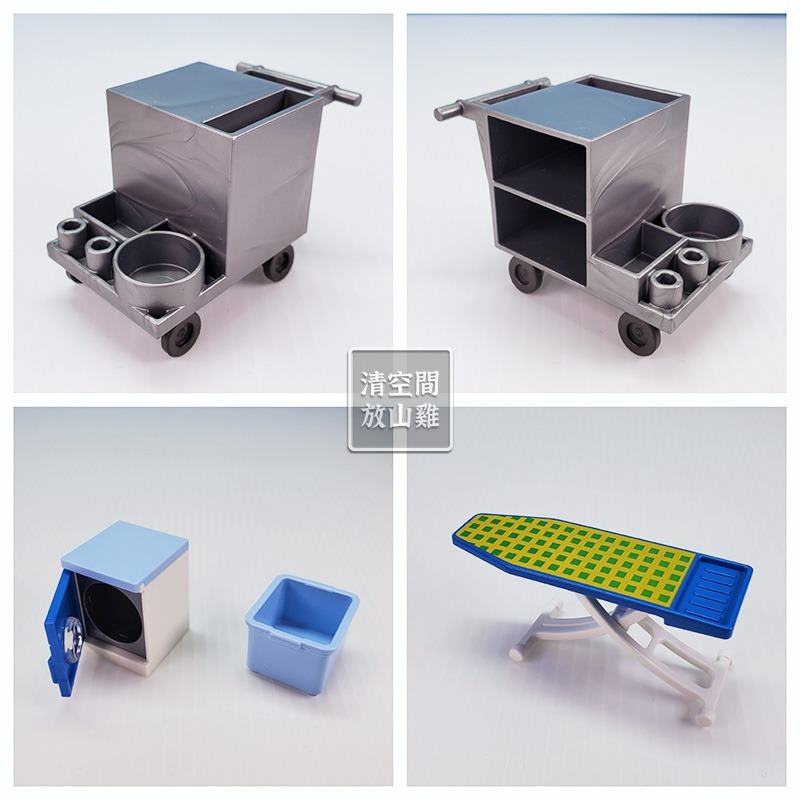 Playmobil 5271 5317 摩比 家務服務 家事打掃 維多利亞廚房 二手 絕版〈清空間放山雞〉-細節圖3