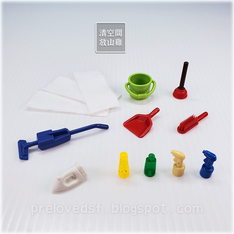 Playmobil 5271 5317 摩比 家務服務 家事打掃 維多利亞廚房 二手 絕版〈清空間放山雞〉-細節圖4