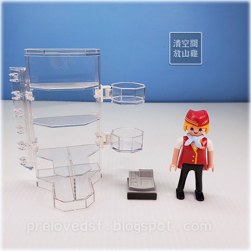 Playmobil 5268 5488 摩比 飯店商店 紀念品販賣部 玩具店 二手有盒 絕版〈清空間放山雞〉-細節圖3