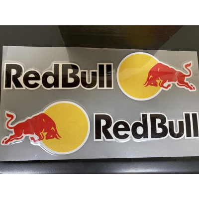 🔰RON愛改精品🔰 RED BULL 紅牛 反光 防水貼紙 車身貼紙(左右一組)TMAX SMAX (24H快速出貨)