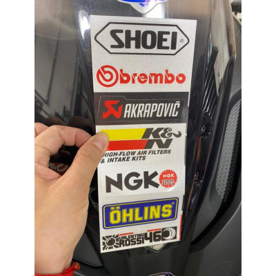🔰 RON 愛改精品 🔰反光 防水彩色貼紙 MotoGP 贊助商 貼紙 雷射貼紙 車身貼紙 BREMBO OHLINS