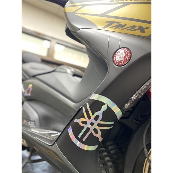 🔰RON愛改精品🔰 YAMAHA 音叉標誌 車貼貼紙 雷射貼 反光防水貼紙 TMAX XMAX BWS FORCE-細節圖3