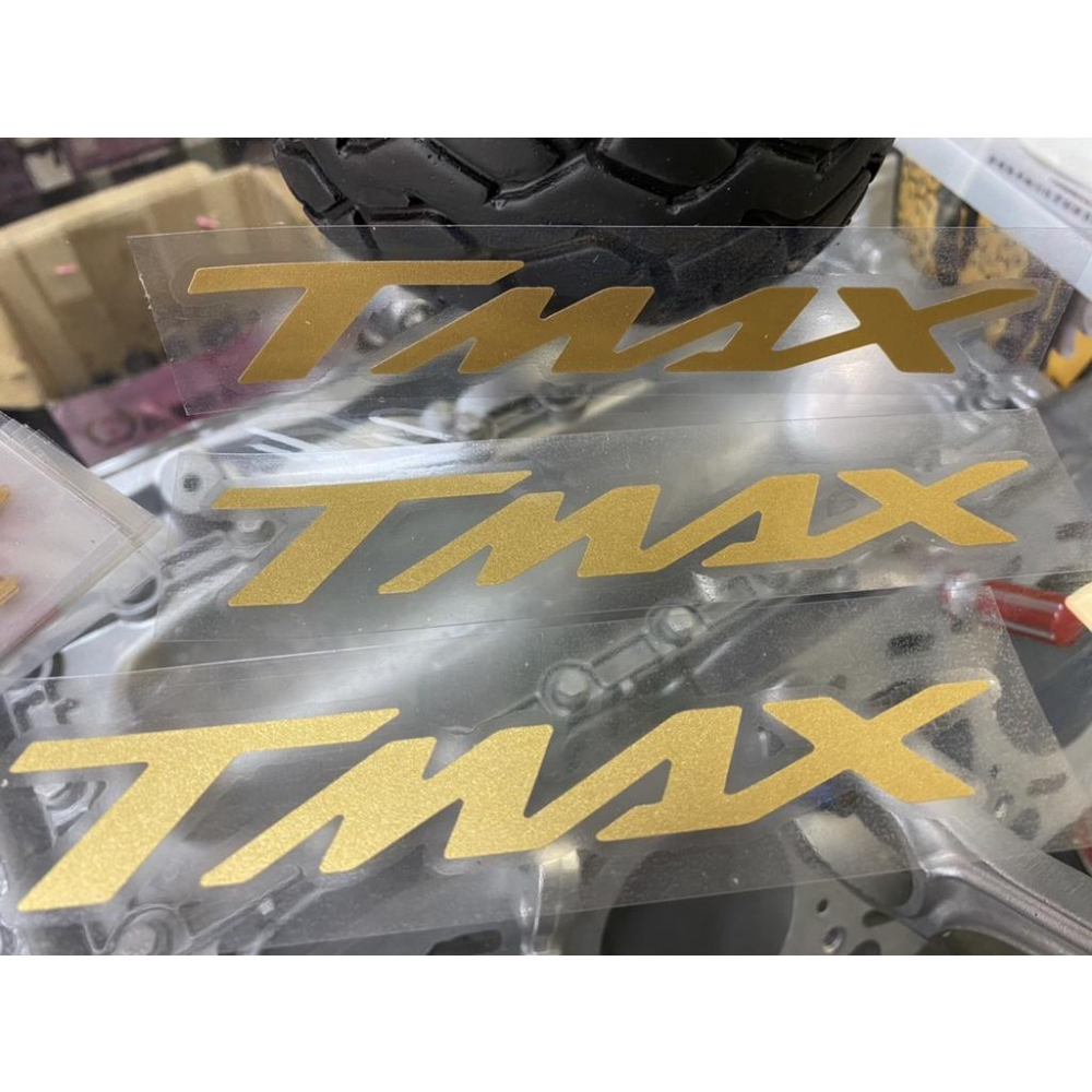 🔰RON 愛改精品🔰  全新 現貨 TMAX字樣防水反光貼紙 TMax560  TMAX車身貼紙 反光貼紙-細節圖2