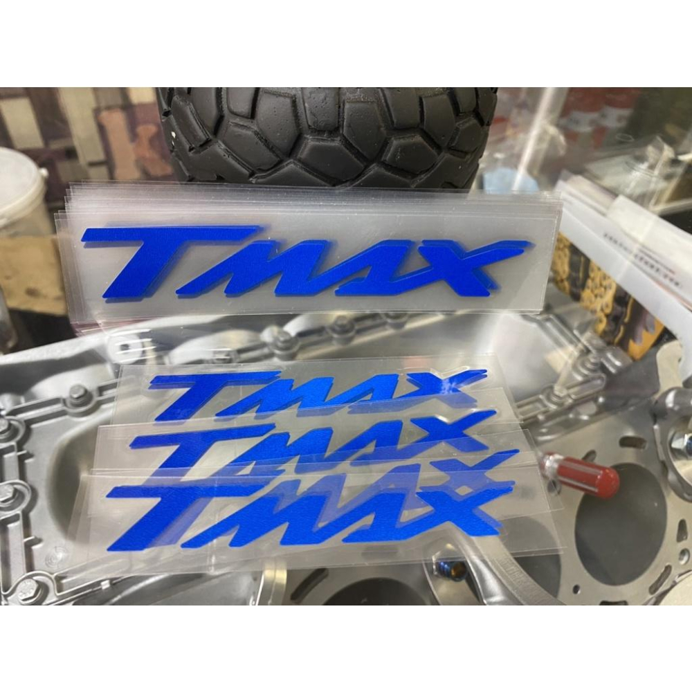 🔰RON 愛改精品🔰  全新 現貨 TMAX字樣防水反光貼紙 TMax560  TMAX車身貼紙 反光貼紙-細節圖8