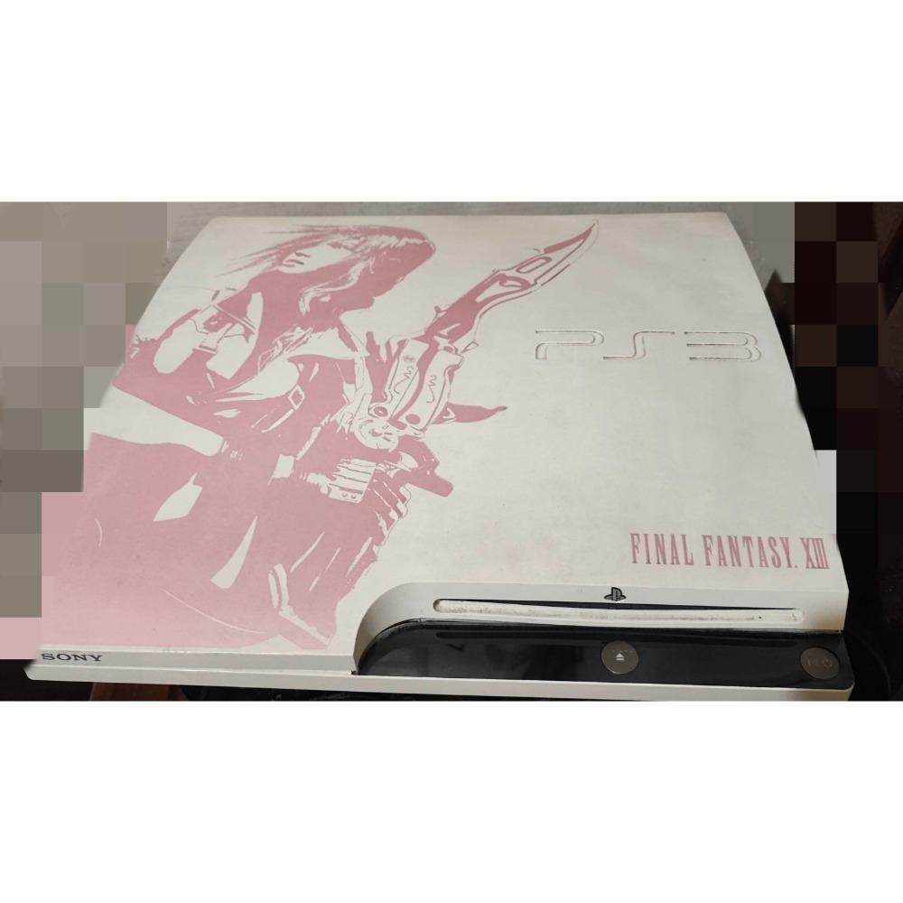 PS3 雷光機 太空戰士13 FF13 限定機 有盒 無法開機-細節圖4