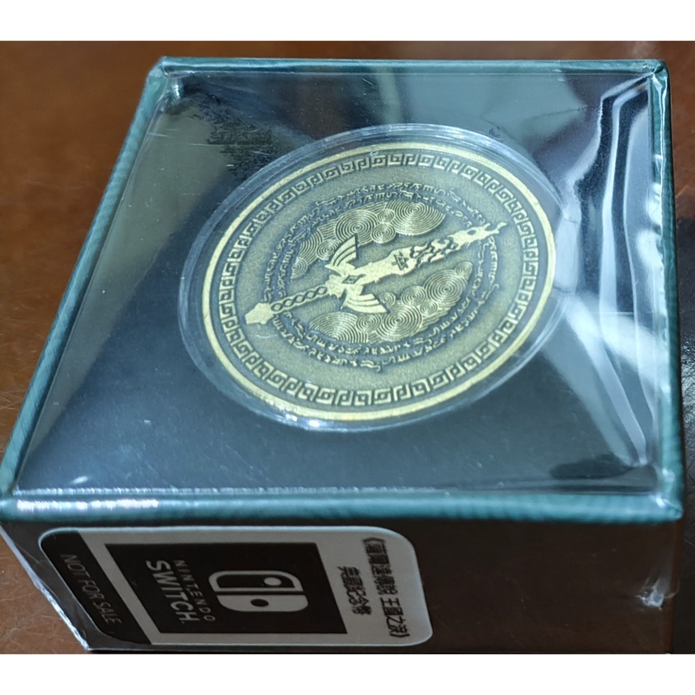 全新未拆 絕版《薩爾達傳說 王國之淚》ns switch 巴哈姆特專屬特典 紀念幣-細節圖2