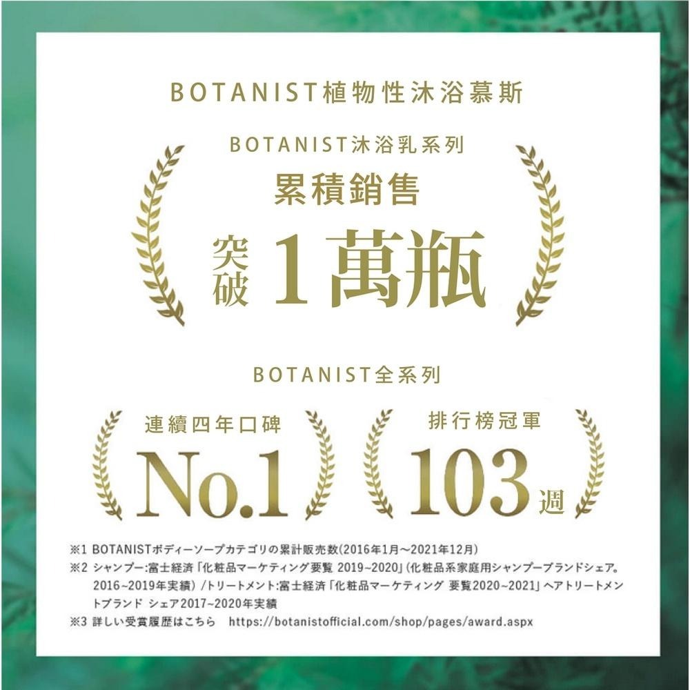 BOTANIST 植物性沐浴慕斯(滋潤型) 玫瑰&白桃 450ml-細節圖4