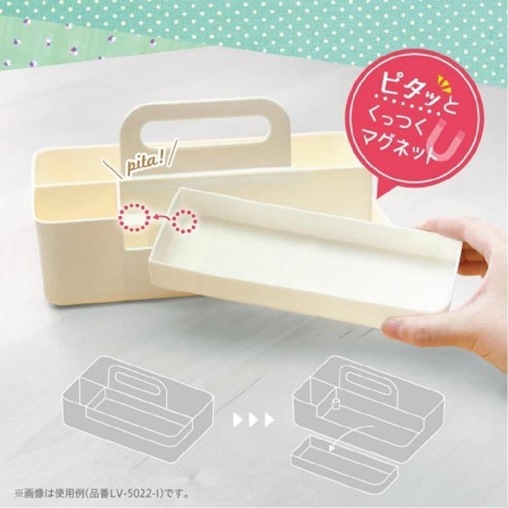 ｜買到吃手手｜日本 SONiC LV-5022 手提磁吸桌上整理盒 收納盒 磁吸式收納盒 公司貨-細節圖7