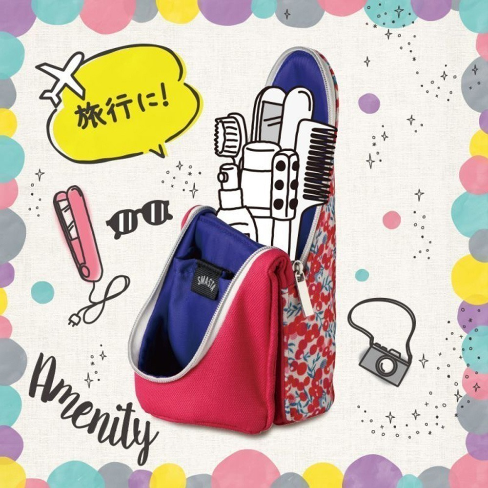 ｜買到吃手手｜日本 SONiC FD-7169 鄉村風 磁吸式筆袋 筆袋 筆盒 收納袋 文具收納-細節圖3