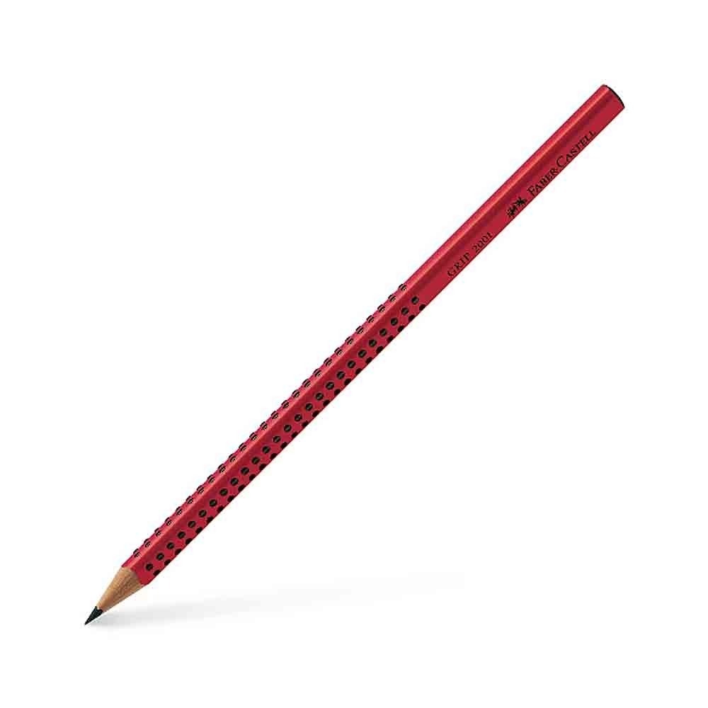｜買到吃手手｜輝柏 2001 鉛筆 櫻桃紅/藍/銀 12入 洞洞鉛筆 Faber-Castell-細節圖2