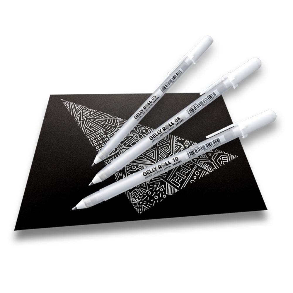 ｜買到吃手手｜日本 櫻花 SAKURA XPGB-3WT 白色證卷筆3入-細節圖3