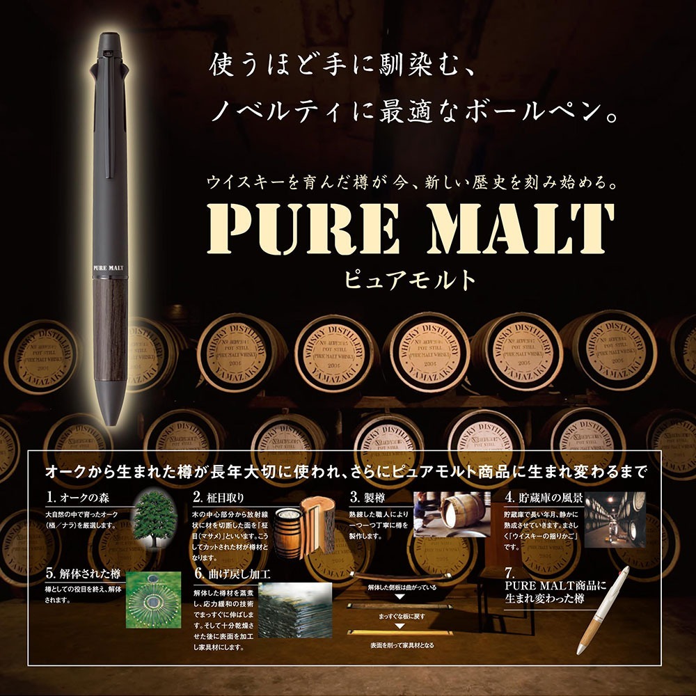 ｜買到吃手手｜三菱 Uni 4+1 威士忌橡木桶樽材 PURE MALT MSXE5-2005-07-細節圖4