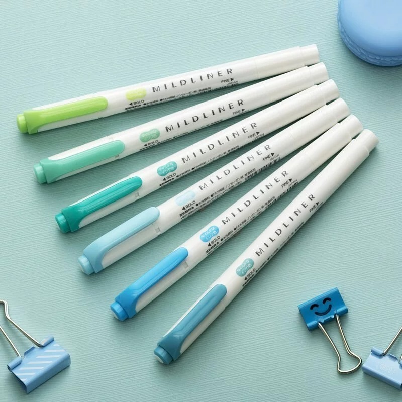 ｜買到吃手手｜【新色上市】斑馬 ZEBRA WKT7 雙頭柔性螢光筆 MILDLINER 螢光筆 柔色螢光筆-細節圖5