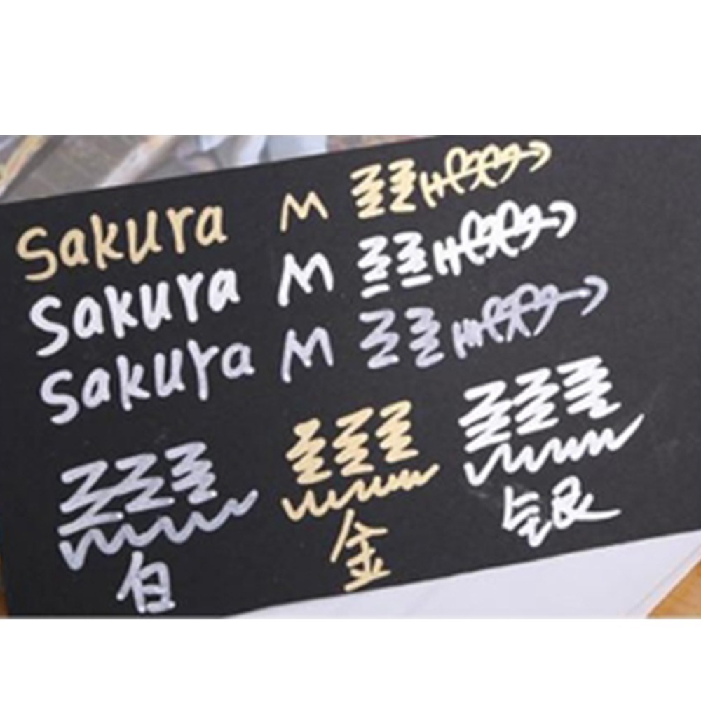 ｜買到吃手手｜櫻花 SAKURA 油漆筆 PSKA-0.7/PMKA-1.0/PFKA-2.0 金銀白 三色-細節圖4